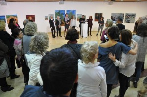 Opening ceremony exhibition "Connections" , January 2017, Raanana, Israel